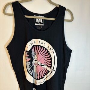 Itam Clothing Sz S Tank Top T-Shirt Cami Sleeveless Graphic Print Xinto The AMX